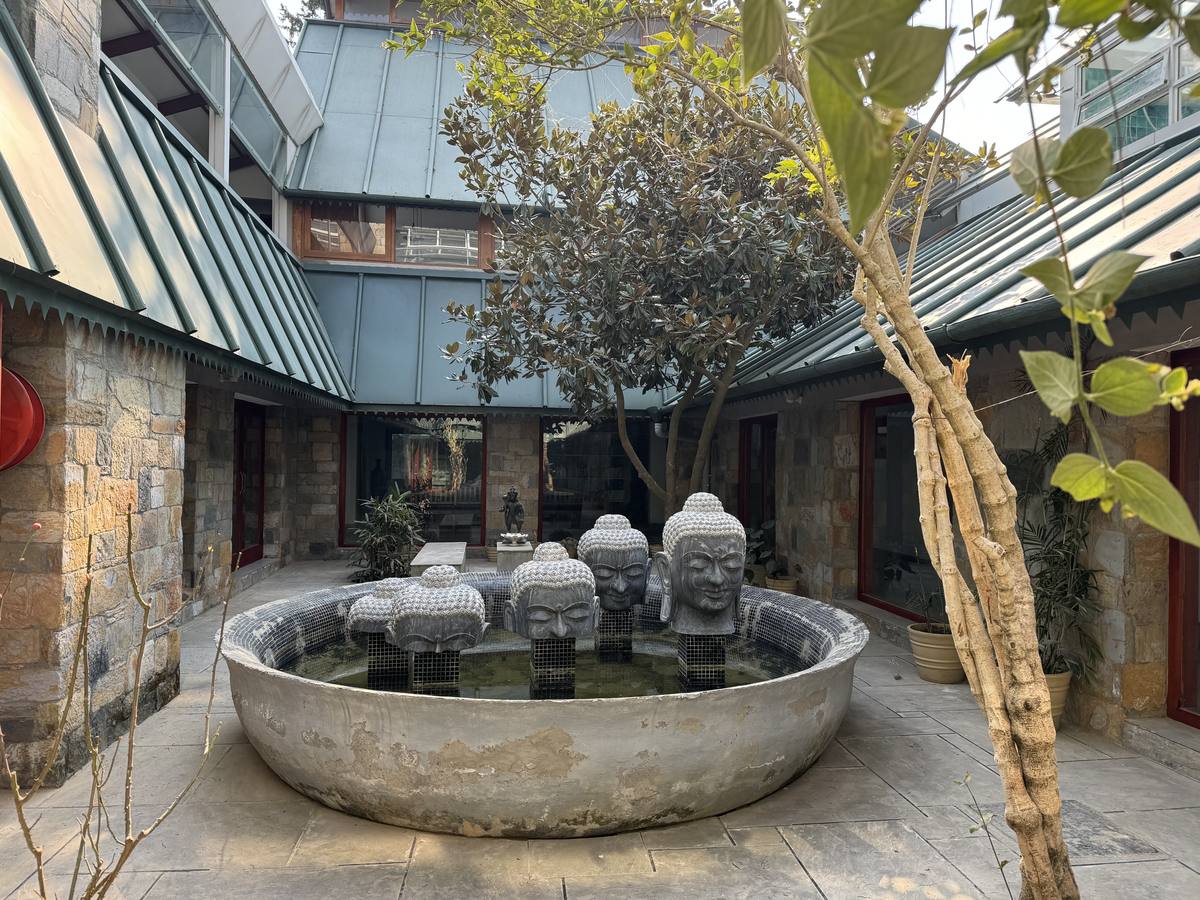 A quiet courtyard