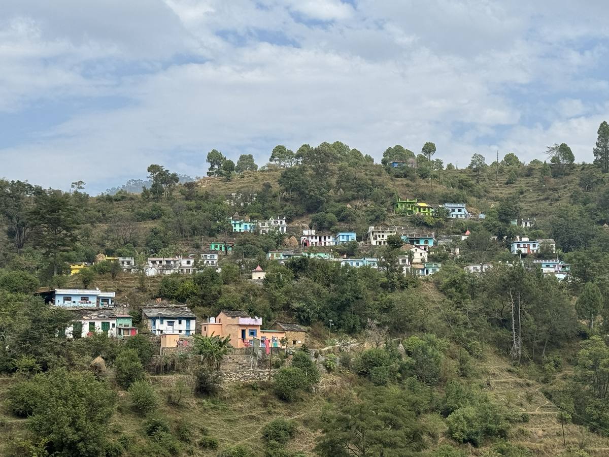 Himalayan hillside village